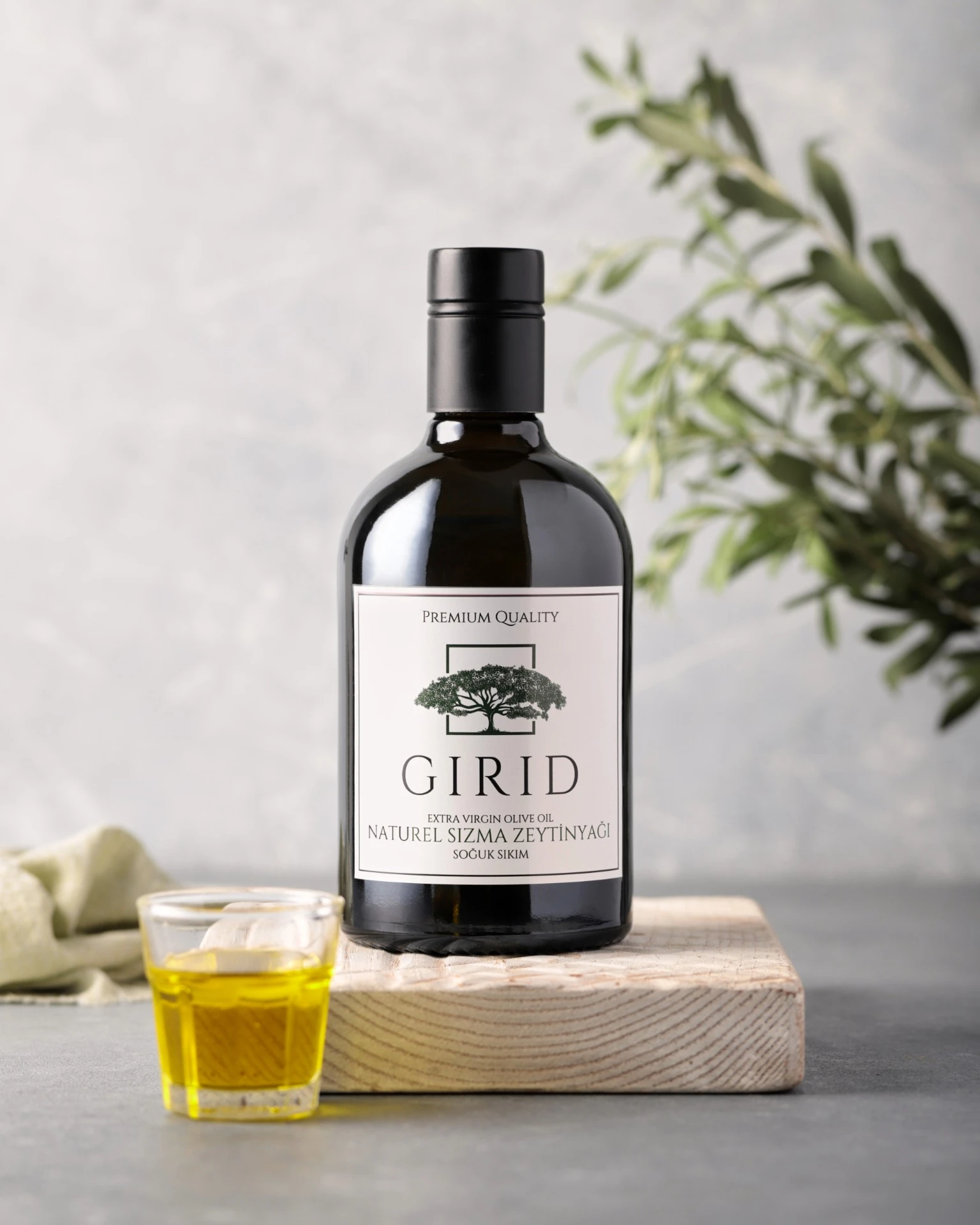 Grilled filet mignon on wooden board with sides and red wine – Atlanta restaurant photography.